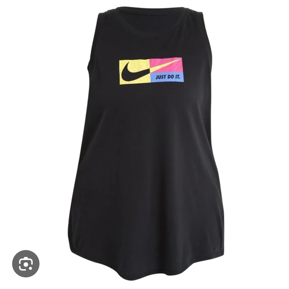 Nike Black Tank Top with Logo